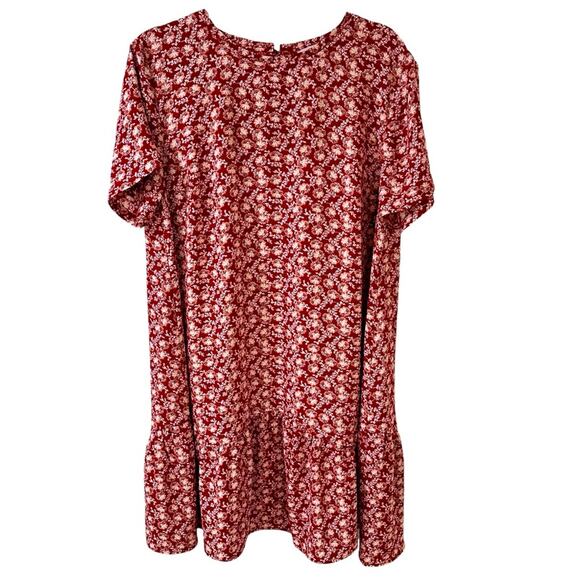 LOFT Dresses & Skirts - Loft Floral Drop Waist Swing Dress, size L